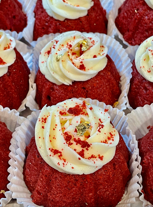 Red Velvet Cake with a Raspberry Filling